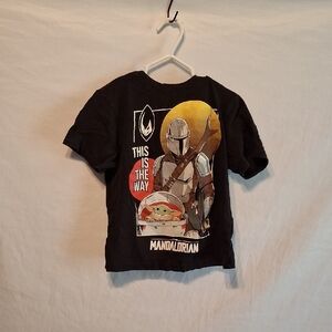 Star Wars Mandalorian Black and Gold Tee
